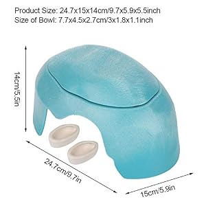Chenggong - Casetta Nascondiglio per Tartarughe in Pelle di Rettili, Accessori Reptileake Blue Belt - immagine 2