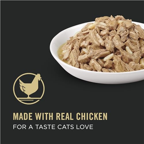 Purina Pro Plan Complete Essentials Wet Cat Food, Chicken & Rice Entree in Gravy - 85 g Can (24 Pack) by Pro Plan - Image 6