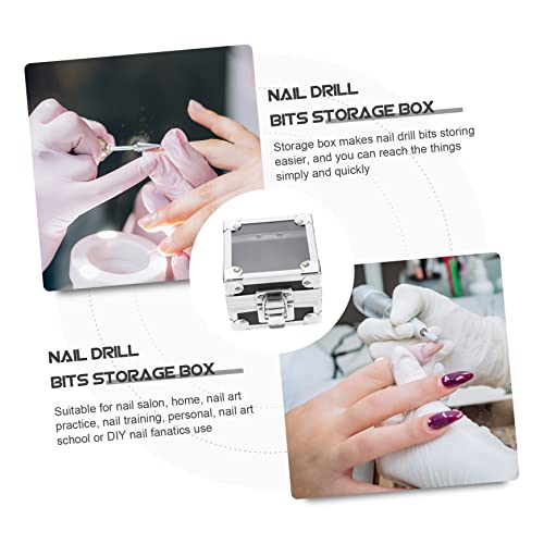Caja organizadora para cabezas de lijado de uñas Baluue miniatura 4