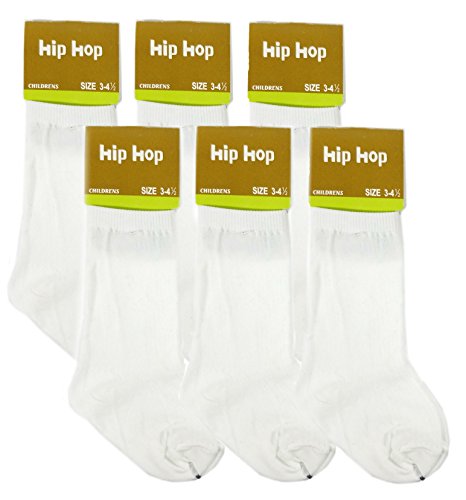 Little Boys Ribbed Crew Nylon Dress Socks 6-Pack