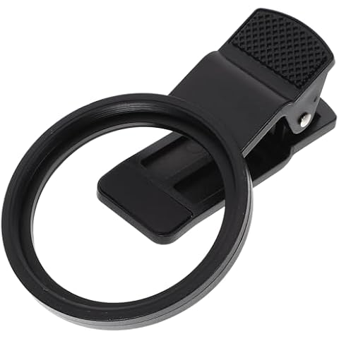 UKCOCO Portable Universal 52mm Thread Clip, Professional Phone Camera Clip for Cell Phone Camera Assistant Lens and Effects Filters Cover
