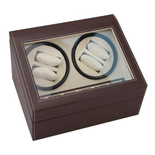 YNIYUJKL Watch Winders,4+6 Automatic Watch Winder Box Wooden Battery Silent Watch Case Watch Box Watches Boxes Winders Display Storage Accessories