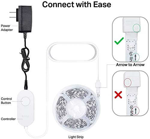 Kasa Smart Light Strip, 16.4ft WiFi (2.4GHz Required) LED Strip Works with Alexa, Google Home, High Brightness with 16 Million Colors, RGB, Grouping, Adjustable Length, Up to 25,000 Hours (KL400L5) by Kasa Smart - Image 2