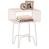 MATERIALE ROBUSTO: La cassettiera vintage è stabile e dura nel tempo, grazie al metallo solido con finitura resistente alla ruggine. Il tavolino si pulisce facilmente con un panno umido.