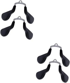 SHERCHPRY 2 Series Almohadillas Para La Nariz Espuma Anteojos Nariz Guardias De La Nariz Para Anteojos Reemplazo De Almohadillas Nasales Cojines Forma Lente Silicona Negro 2 Piezas*2