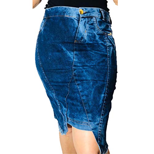 Saias Jeans Evangelica Midi 38a46
