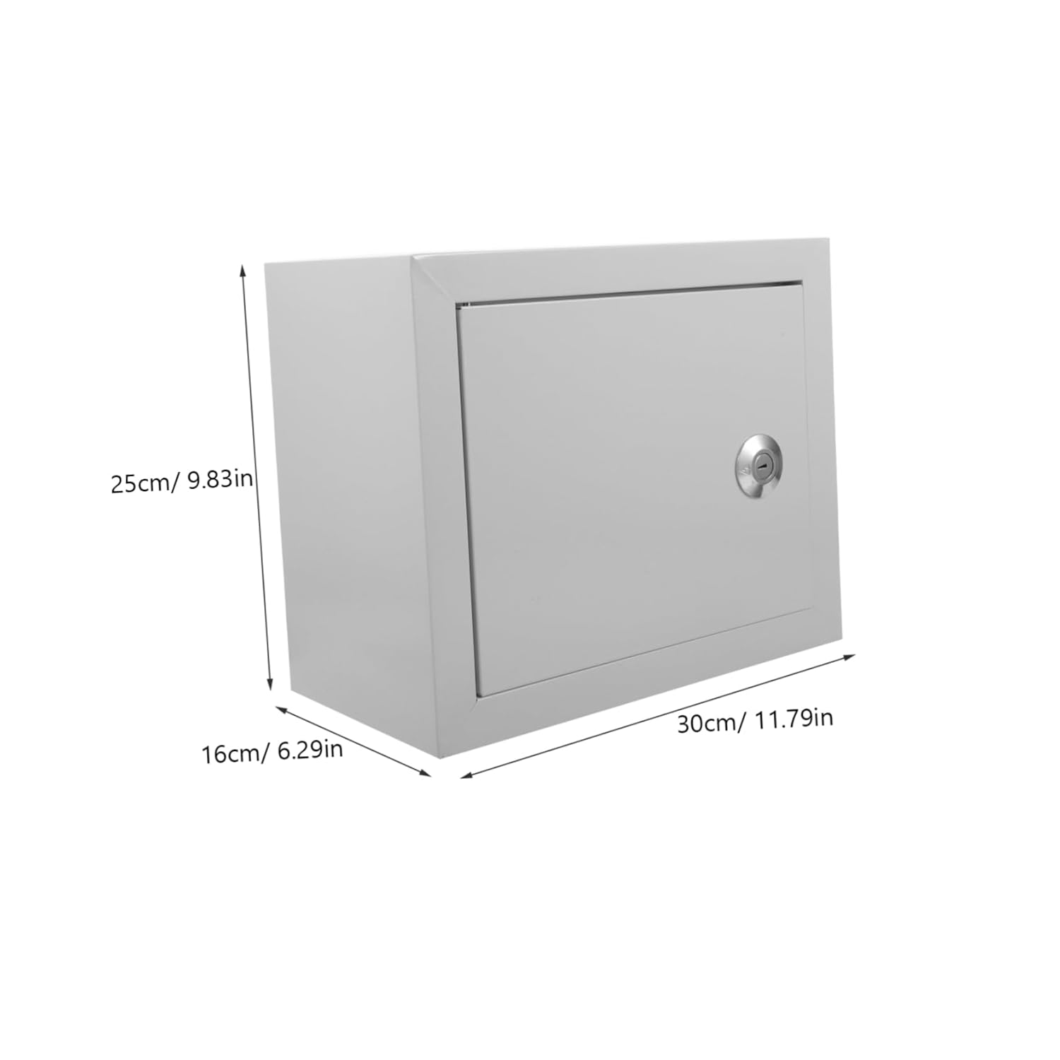 Outdoor Weatherproof Breaker Box Splashproof Junction Box for Electrical Distribution Durable Wall-Mounted Electrical Enclosure for Outdoor Use