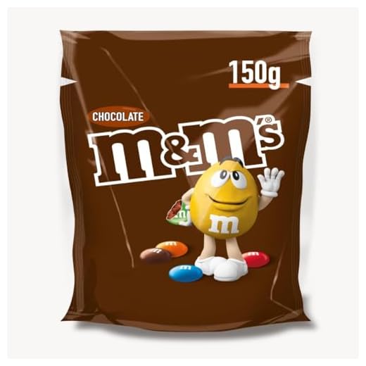 M&M's Chocolate, Schokolade Großpackung, 1 x 150g, Schokolinsen