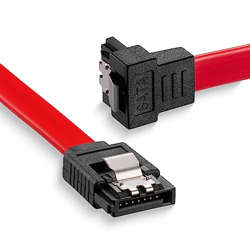 Sonero® SATA III 6Gb/s Data Cable 0.50 m Angled Red, 0,50m - gewinkelt - Image 2