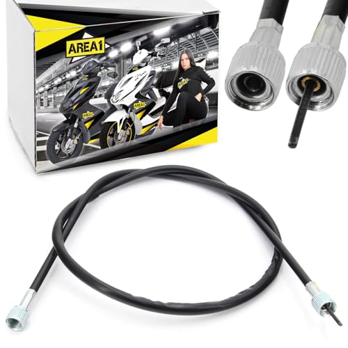 Area1 Ersatz Tachowelle 12mm für 50ccm 2Takt Motorroller von ATU Explorer AGM Nova Motors GT Union Longija Mawi RS Ultima Ride Sprint Tauris Benero TNG Forstinger Motorro Jack-Fox JM Motor (1E40QMB)