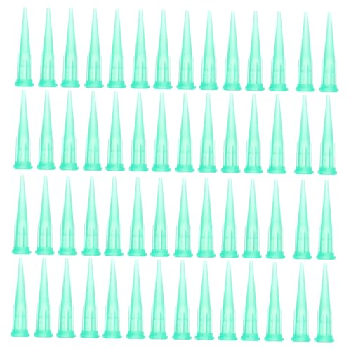 GLEAVI 100pcs Replacement Nozzle Tips Industrial Glue Dispensing Nozzles Fit for Glue Gun DIY and Lab Accessories
