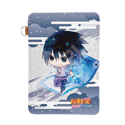 NARUTO ナルト 疾風伝 うちはサスケ キャラでるアート レザーパスケース 02 NARUTO ナルト 疾風伝 うちはサスケ キャラでるアート レザーパスケース 02
