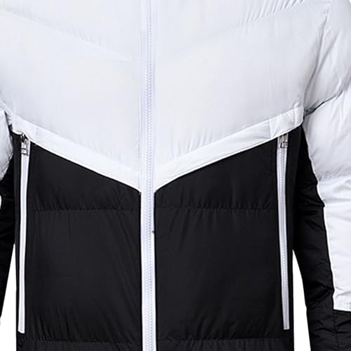 Chaqueta acolchada para hombre impermeable con capucha para invierno 2