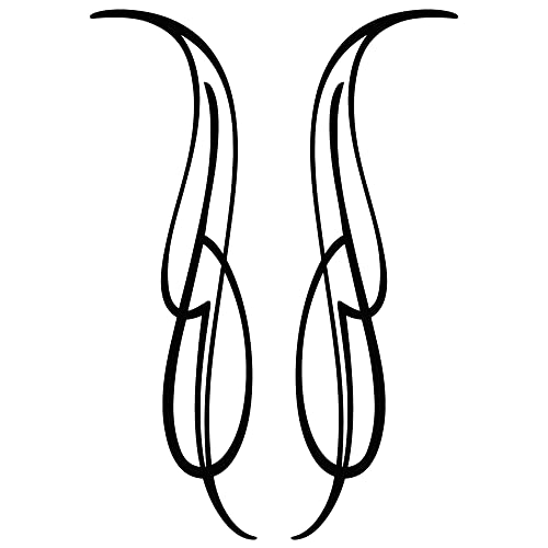 Pinstripes for Car, Bike Decoration Bumper Glass Vinyl Decal Sticker (P-28).