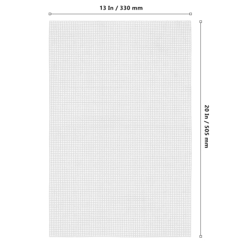MUKLEI 3 PCS Plastic Mesh Canvas Sheets - Image 2