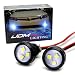 iJDMTOY High Power Bolt-On LED Eagle Eyes For Parking Light, Fog Lights, Xenon White