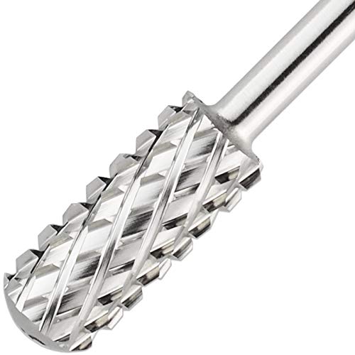 Pana 3/32" Small Barrel Smooth Top Gold Carbide Nail Drill Bit For Manicure, Pedicure And Acrylics (Grit: 4X Extra Coarse - 4Xc, 1Pc) #TOP5
