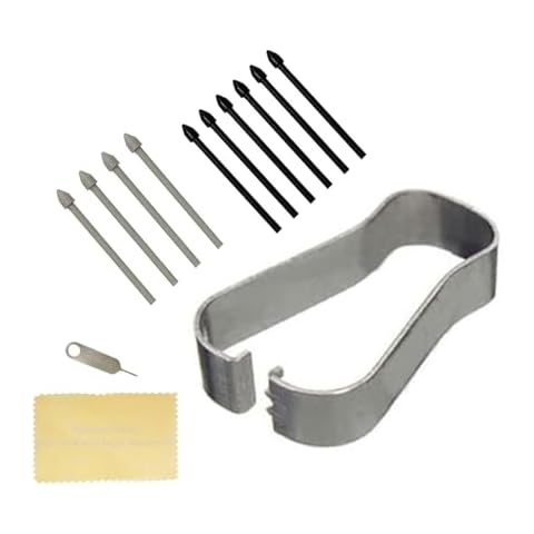 (10pcs Pack) Tab s8 s Pen Tips Replacement Stylus Nibs Parts for Samsung Galaxy Tab s8,Tab s8 Plus,S8 Ultra,Tab s7 FE (Black/Gray) Cover