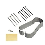 (10pcs Pack) Tab s8 s Pen Tips Replacement Stylus Nibs Parts for Samsung Galaxy Tab s8,Tab s8 Plus,S8 Ultra,Tab s7 FE (Black/Gray)