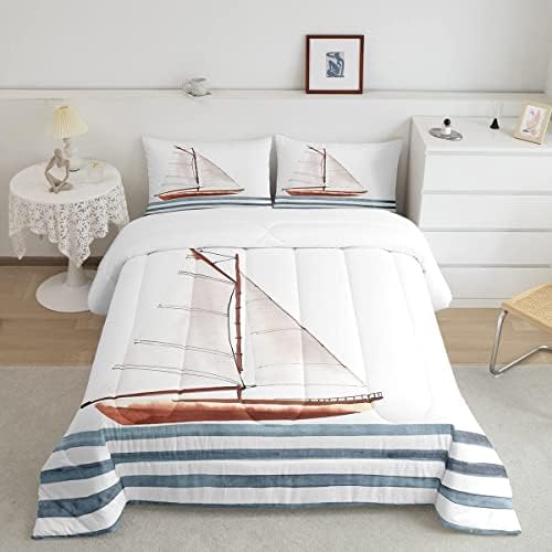 New York Bedding Set King Size Cities of States Comforter Cover Colorful Downtown Pattern Decorative 3 Pcs Art Style Duvet Cover Set City Illustration Bedspread Cover with 2 Pillowcase Zipper