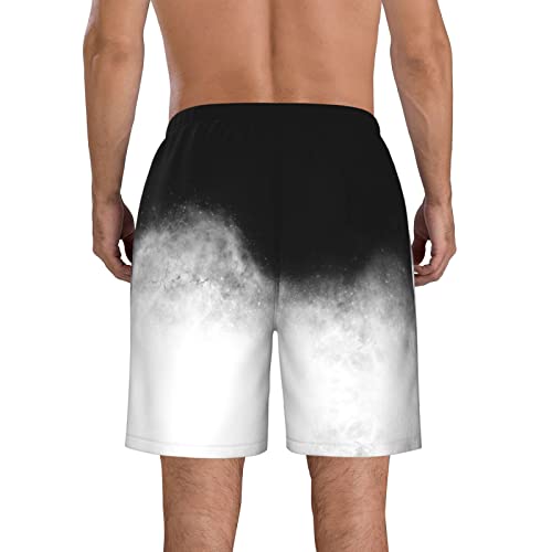 PAUPPY Christian Gifts Religious Gifts Bible Gifts Proverbs 3:5 Men Swim Trunks Board Shorts Swimsuit Men's Swimwear - Medium White3