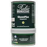 Rubio Monocoat SheenPlus 560 ft² | 0% VOC Satin Look Sheen Enhancer & Wood Finish for Interior Surfaces, Furniture, Floors, Countertops & Tables Finished with Oil Plus 2C | 350 ml