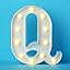 Luci a LED con lettere glitterate argentate, alimentate a batteria, luce notturna per feste di compleanno, matrimoni, decorazione per la casa, baby