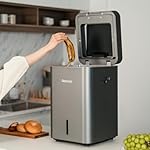 Reencle Gravity Electric Composter - 22L Kitchen Composter– Decomposes 3.3 lbs Daily, Odorless & Quiet Indoor Composting, Rapid Decomposition with All-New Compost Starter 2.0 + Booster Pack (Silver) - Image 3