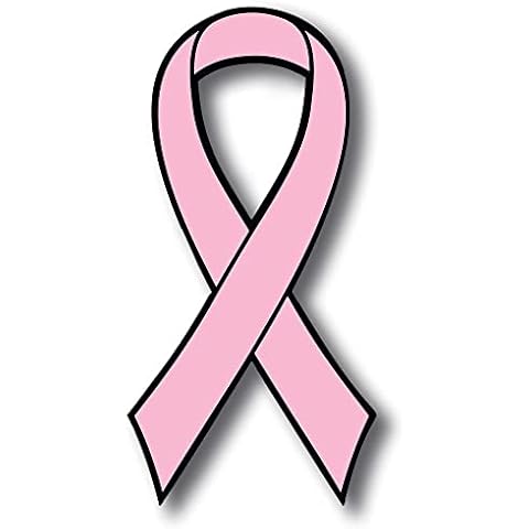 Pink Breast Cancer Awareness Ribbon Car Magnet Decal Heavy Duty Waterproof Cover