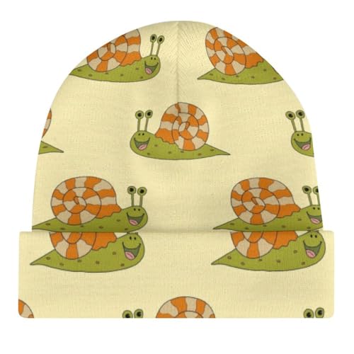 Cute Snail Animal Pattern Kids Beanie Hat for for Girls Boys Children Cap Winter Knitted Chemo Cancer Headwear Accessories Gifts Decoration Black4