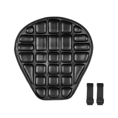 Absorción impacto no inflable en funda de asiento de cuero PU para moto