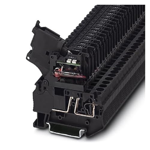 Terminal de fusible ST 4-HESILED 24 para carril con indicador LED de 24V