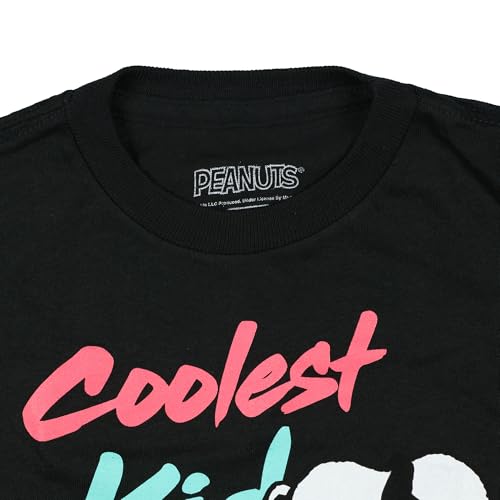 Peanuts T-Shirt Snoopy Coolest Kid On The Block Short Sleeve Graphic Tee3