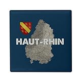 DÉCORATION UTILE : Joignez l'utile à l'agréable. En plus d'habiller votre frigo avec le design Haut Rhin 68 Département Colmar Carte Ancienne Rare, cet aimant est suffisamment puissant pour maintenir vos listes de courses, photos, cartes postales ou dessins d'enfants bien en vue.