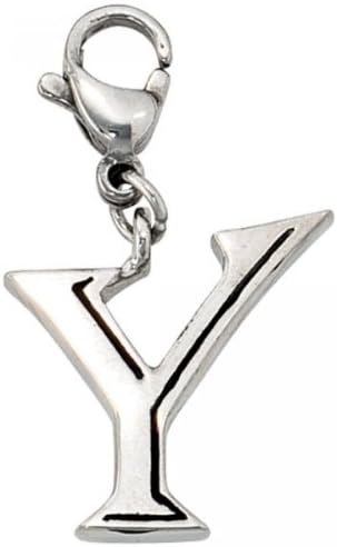 Letter pendant Y stainless steel
