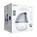 Pure Enrichment MistAire Silver Ultrasonic Cool Mist Humidifier for Bedroom, Office, Nursery & Indoor Plants - Lasts Up to 25 Hours, Whisper-Quiet Operation, Optional Night Light, & Auto Shut-Off