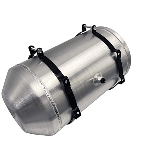 JSD 6.75 Gallons 10" x20" Aluminum Spun Round Fuel Tank / Gas Tank Center Fill 3/8" NPT Outlet by JSD AUTO PARTS - Image 3