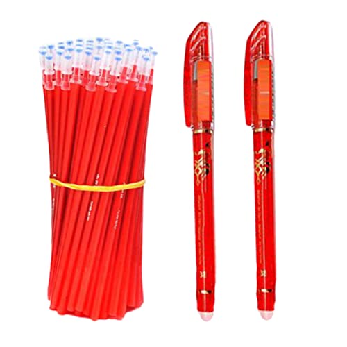 C-LARSS 1 Juego de reemplazar el Kit de Recarga Simple borrable Desmontable Recarga bolígrafo de Escritura de Oficina Producto Rojo Cover