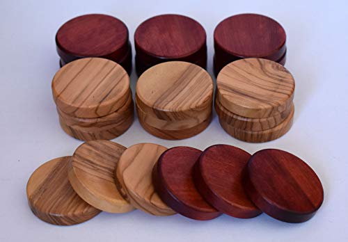 Jetons pour backgammon en bois d olivier Manopoulos pour changer vos pions