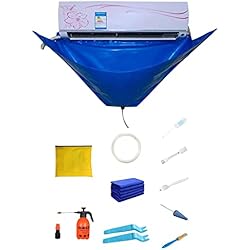 Aire Acondicionado Limpio Cubierta De Limpieza De Acondicionador De Aire, Kit De Limpieza De Aire Acondicionado Impermeable Con Tubería De Agua, Bolsa De Limpieza De Aire Acondicionado, Cubierta Aire Acondicionado Dividido