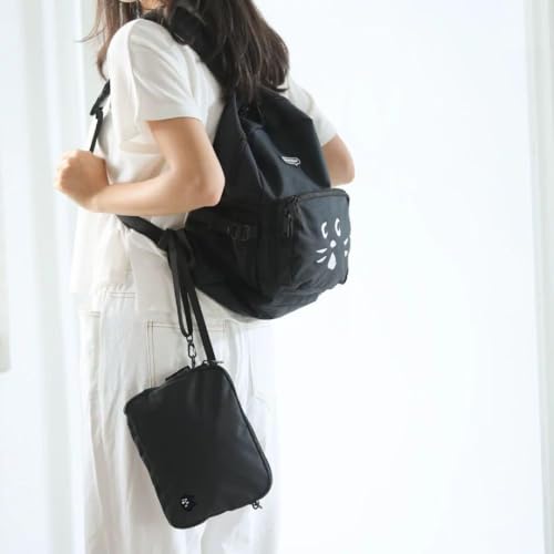 台湾限定 サコッシュ&トラベルリュック ネネット にゃー murmur 黒のサムネイル