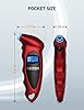 AstroAI Digital Tire Pressure Gauge 0-150PSI, Accurate in 0.1 Increments, Stocking Stuffers with Backlit LCD and Presta Valve Adaptor, 4 Units of Measurement for Car Truck Bicycle, Red #5