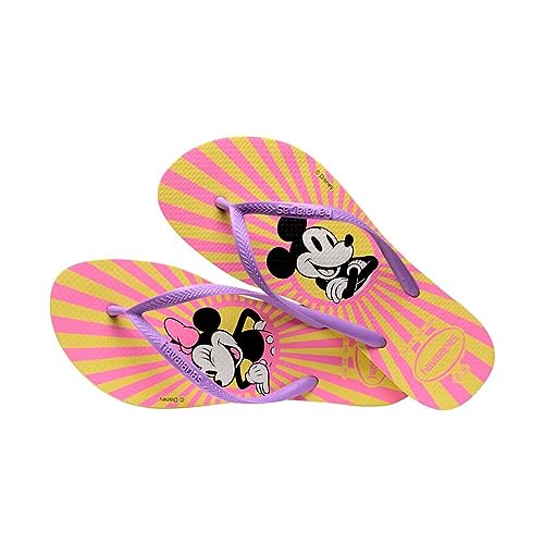 Chinelo Amarelo Pixel Slim Disney Havaianas Adult Licenses n° 27/28