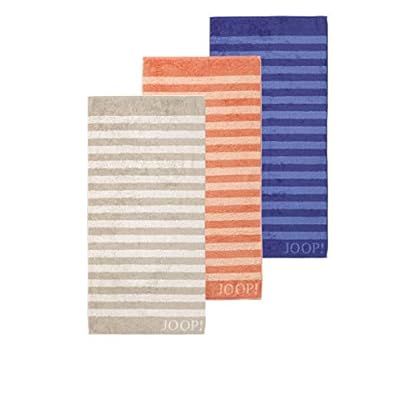 Joop! Handtücher Classic Stripes 1610 anthrazit - 77 Saunatuch 80x200 cm – Bild 3
