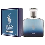 RALPH LAUREN Polo Blue Deep Parfum POUR Homme 75ML Unisex Adulto, Negro, Estándar