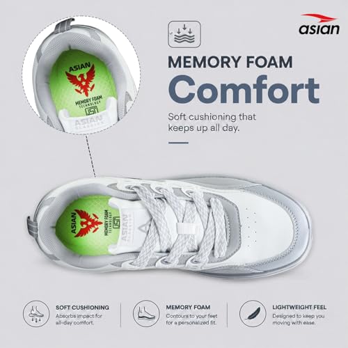 Image of ASIAN Mojo-05 Sneakers for Men | Stylish, Premium & Lightweight Casual Shoes for Boys | Ideal for Walking, Gym, Travel Comfortable & Durable Design