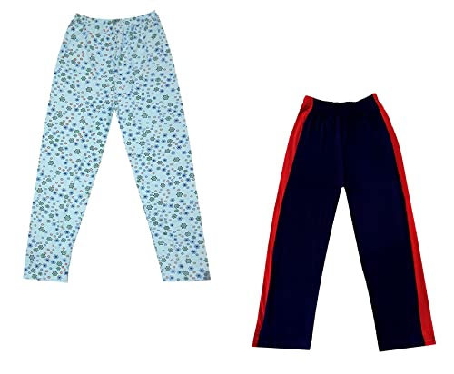 Image of indi weaves Boys and Girls Cotton Solid and Printed Pyjama /Pant /Trackpants
