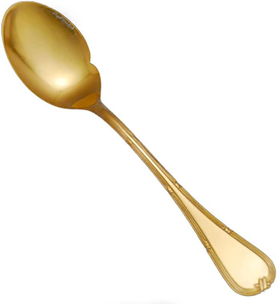 イブモード(Eve-mode) Fish Sauce Spoon, 全長18.4cm 最大幅3.9cm 高さ2.1cm, Gold