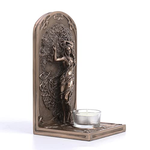 Earth Life Magic Tree Of Life Tealight Candle Holder By Selina Fenech Cold Cast Resin Antique Bronze Finish #TOP2