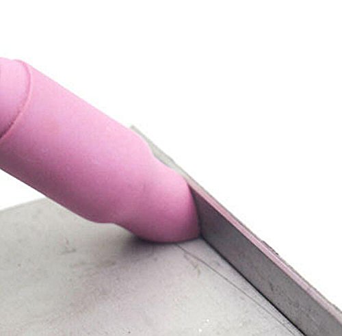 Image of RIVERWELD TIG Torch Ceramic Cups Outside Inside 90º 10N50 1 /4 inch 6.5mm 10pcs